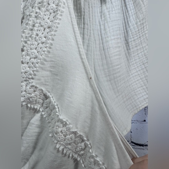 2 Piece Aerie White Sleeveless Top and Shorts Set 100% cotton - Picture 3 of 12